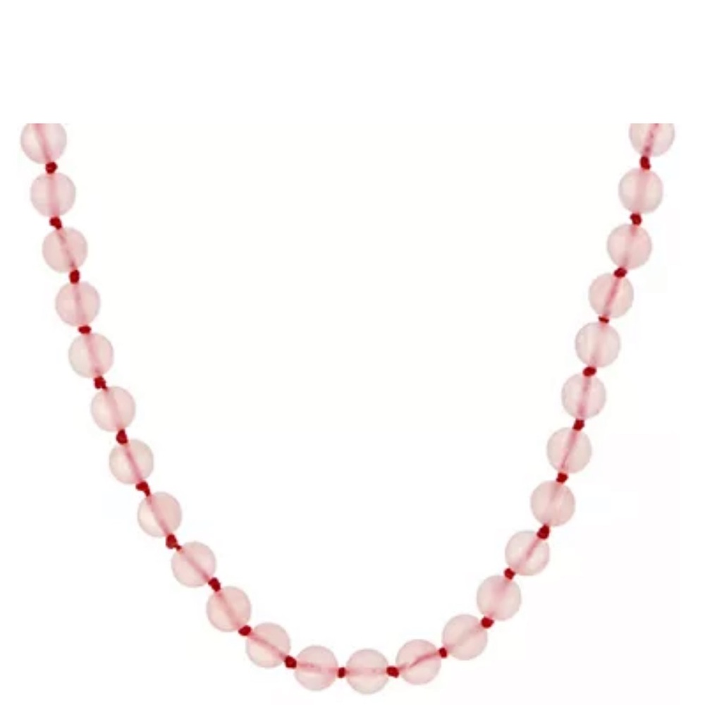 20 inch 8.0mm Gemstone Bead Necklace, Sterling
